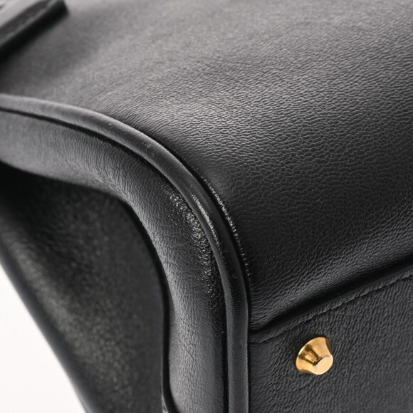 Gucci Top Handle Bag Black Leather Handbag - Picture 9 of 9